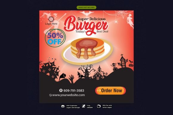 Download Halloween Food Social Media Post - Premium Resources