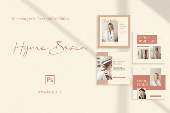 Download Hyme Basic - Fashion Instagram Template - Fashion instagram Collection