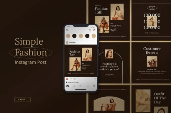 Download Fashion Instagram Template Canva - Fashion instagram Collection