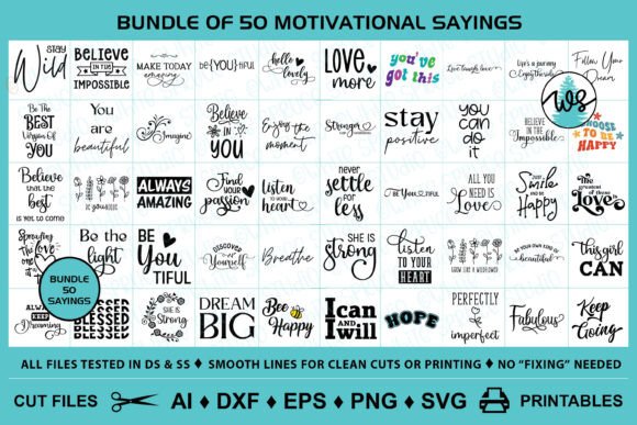 Download Motivational Positive Quotes Bundle - Positive quotes Collection