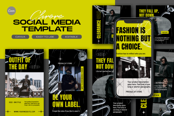 Download Chrore Fashion Instagram Template - Fashion instagram Collection