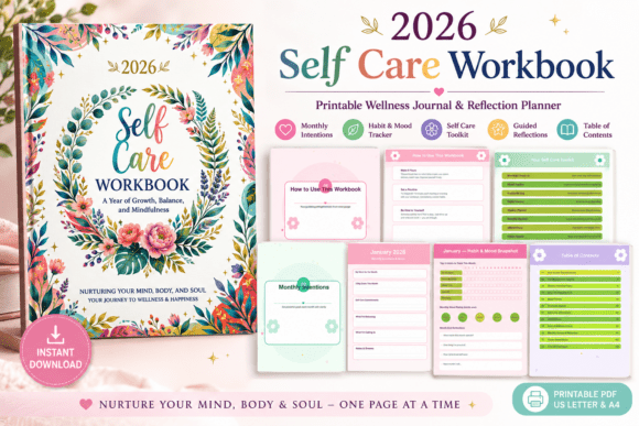 Download 2026 Self Care Workbook - Premium Resources