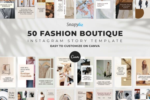 Download Fashion Instagram Canva Story Templates - Fashion instagram Collection