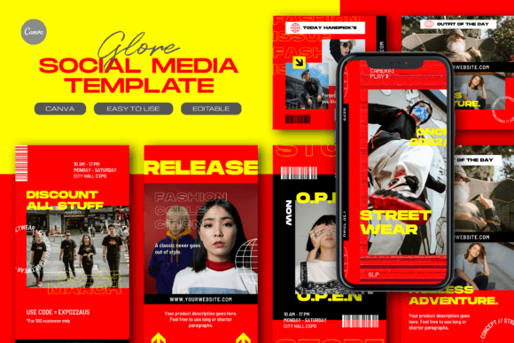 Download Glore Fashion Instagram Template - Fashion instagram Collection