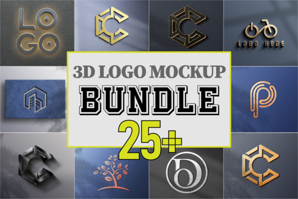 Download 26 Logo Mockup Branding Bundle V.07 - Branding bundle Collection